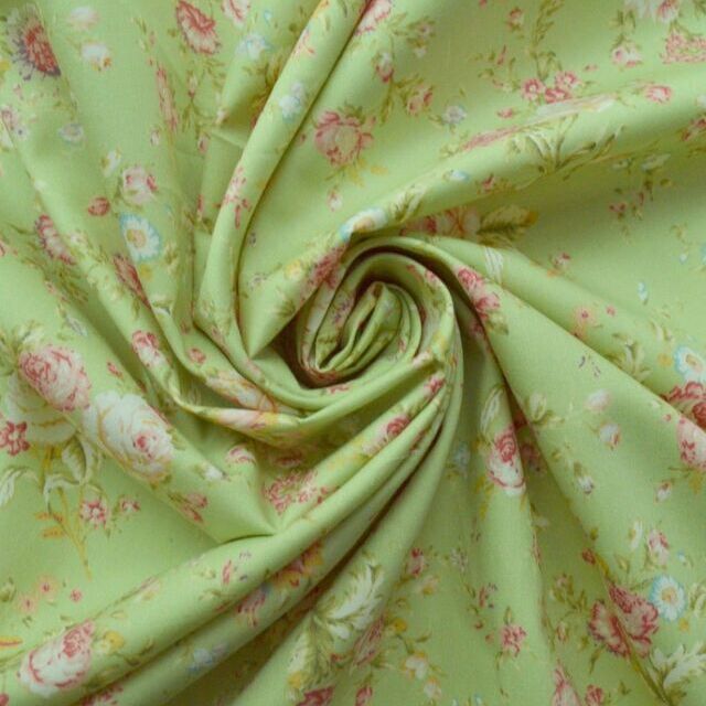Poplin Print - Megan - Sage