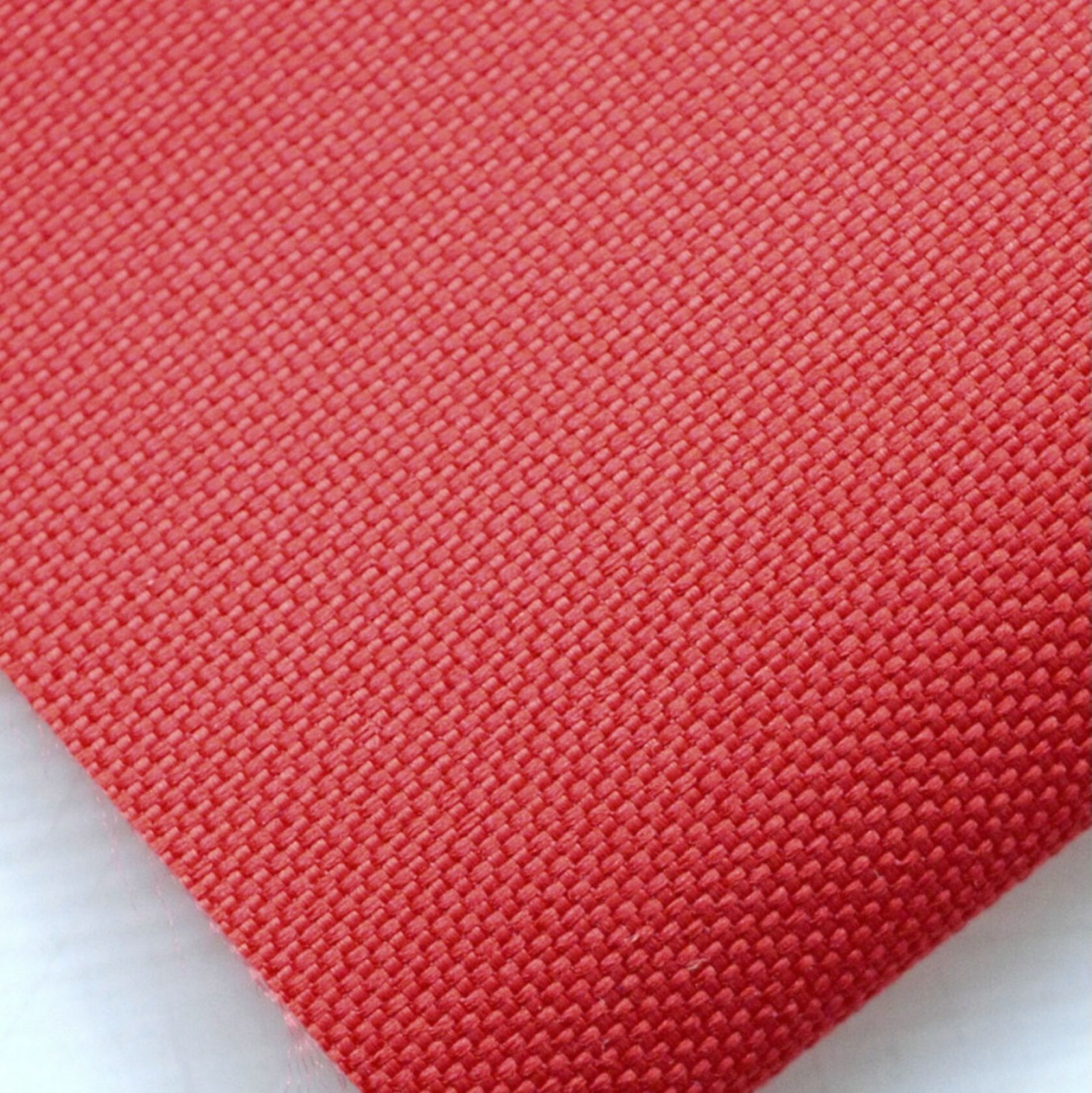 Medium PU Coated Water Resistant Canvas Fabric - Cherry Red