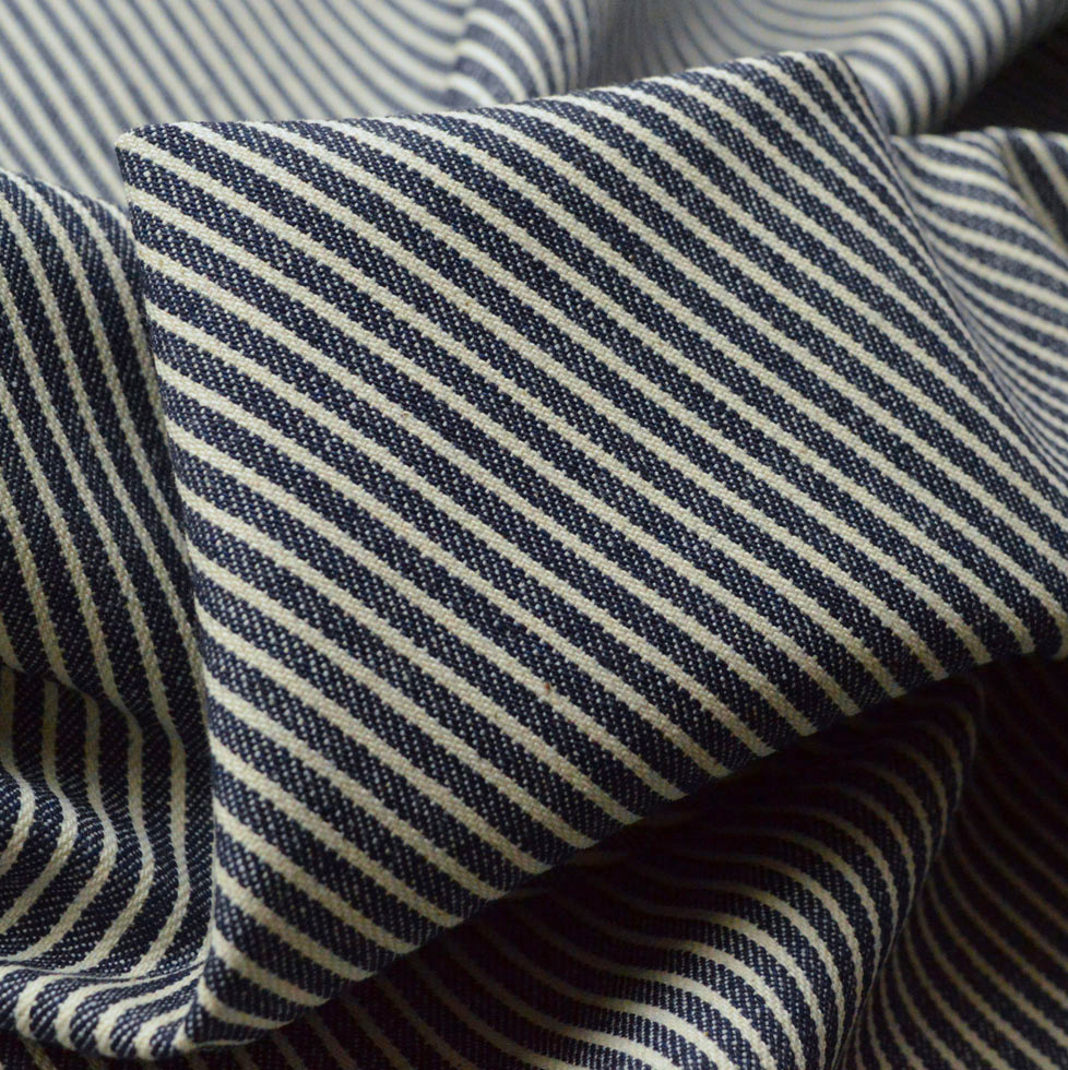 striped denim